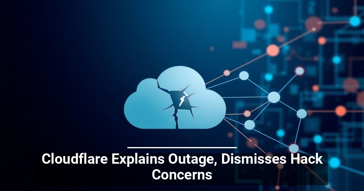 Cloudflare Explains Outage, Dismisses Hack Concerns